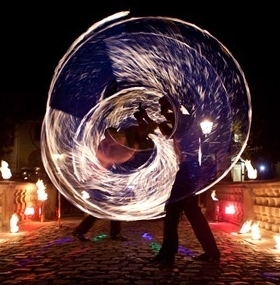 Feuershow Hochzeit Dresden